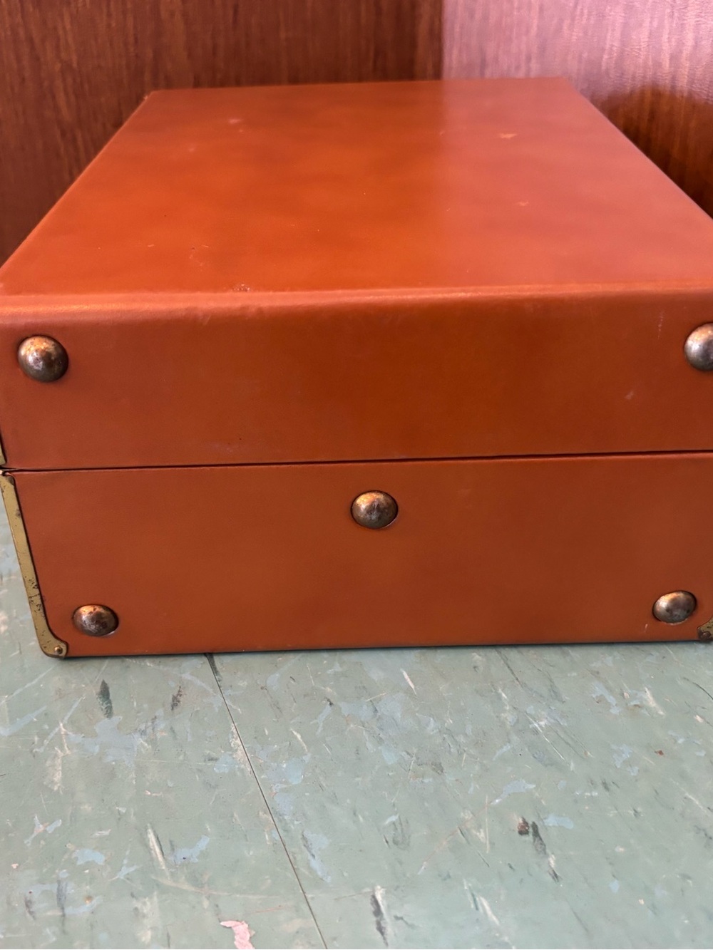 Vintage travelling bar case suitcase 1940’s bar accessories - Picture 6 of 13